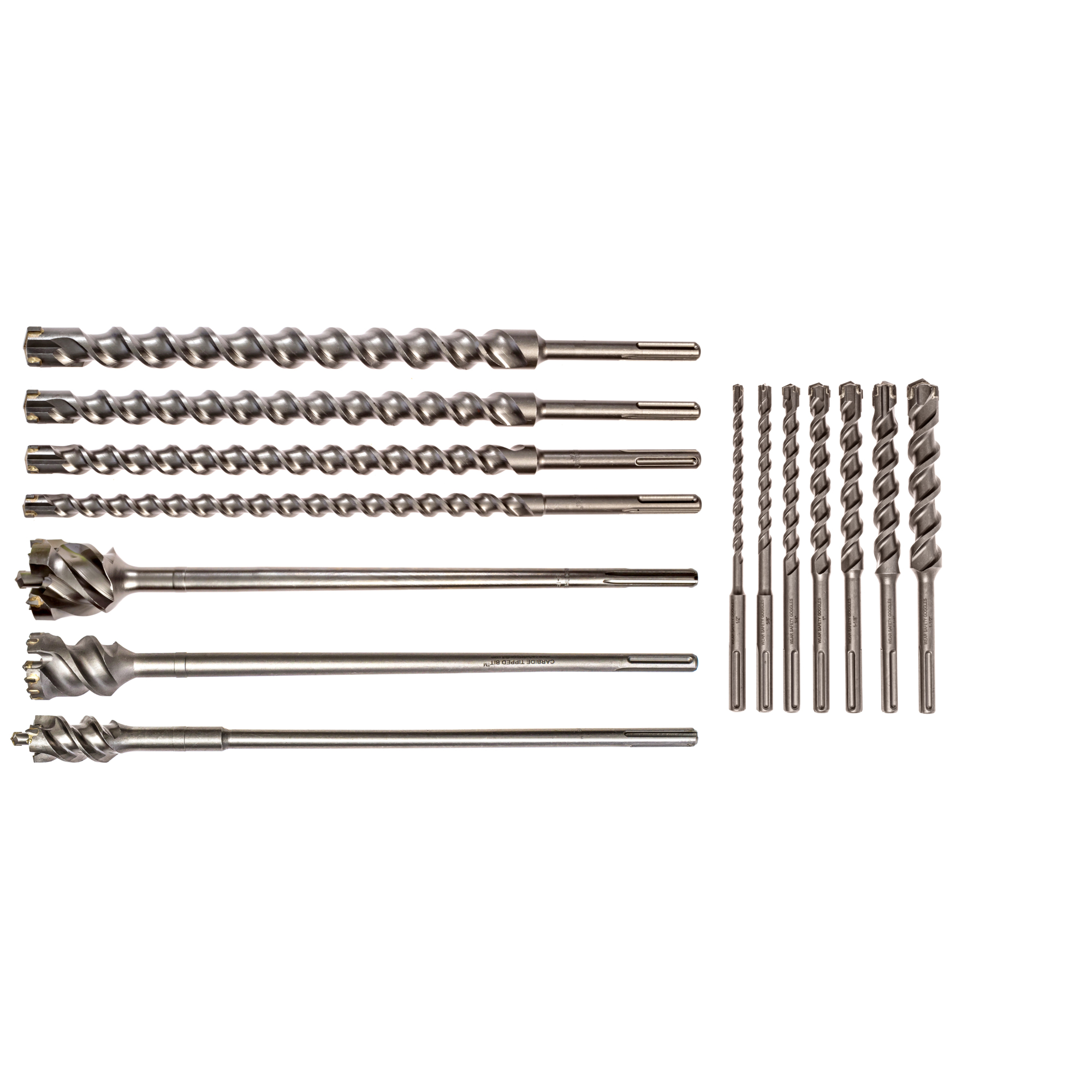 KATEYA, Carbide Tipped Bit, SDS Max, 14 Piece Set, Included (qty.) 1 Model# CTB14SM1